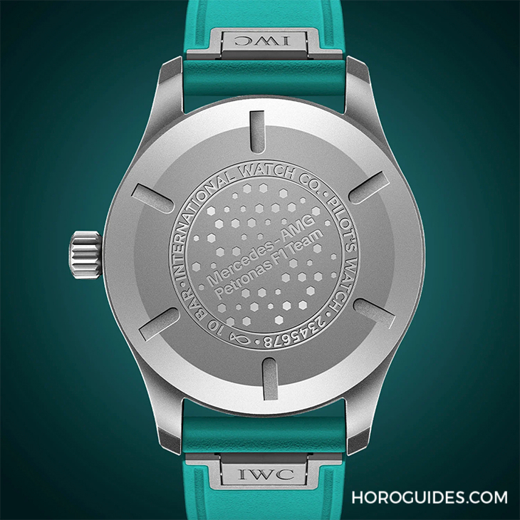 IWC - PILOT - IW328210 - 馬石油綠再入錶!IWC攜手Mercedes-AMG Petronas F1車隊再推Mark XX特別版