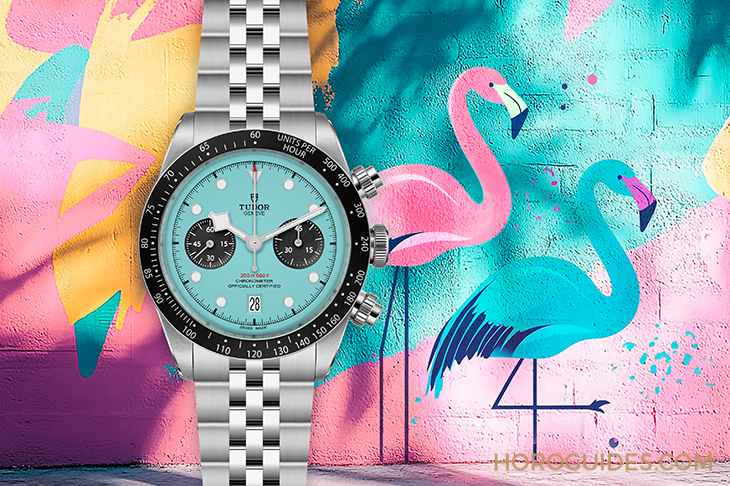 TUDOR - BLACK BAY - M79360N-0024 - 帝舵熊貓家族迎來新成員 Black Bay Chrono 火鶴藍亮眼登場