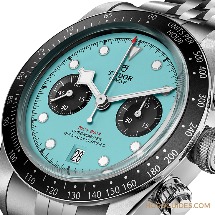 TUDOR - BLACK BAY - M79360N-0024 - 帝舵熊貓家族迎來新成員 Black Bay Chrono 火鶴藍亮眼登場