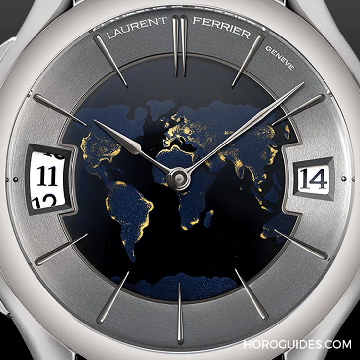 LAURENT FERRIER - CLASSIC - LCF012.G1.NGE10 - 宇宙視角的時光藝術 | Laurent Ferrier推出Classic Traveller Globe Night Blue