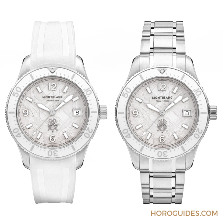 MONTBLANC - 1858 - 134022 - 冰川美學再進化!MONTBLANC Iced Sea 38mm潛水錶登場