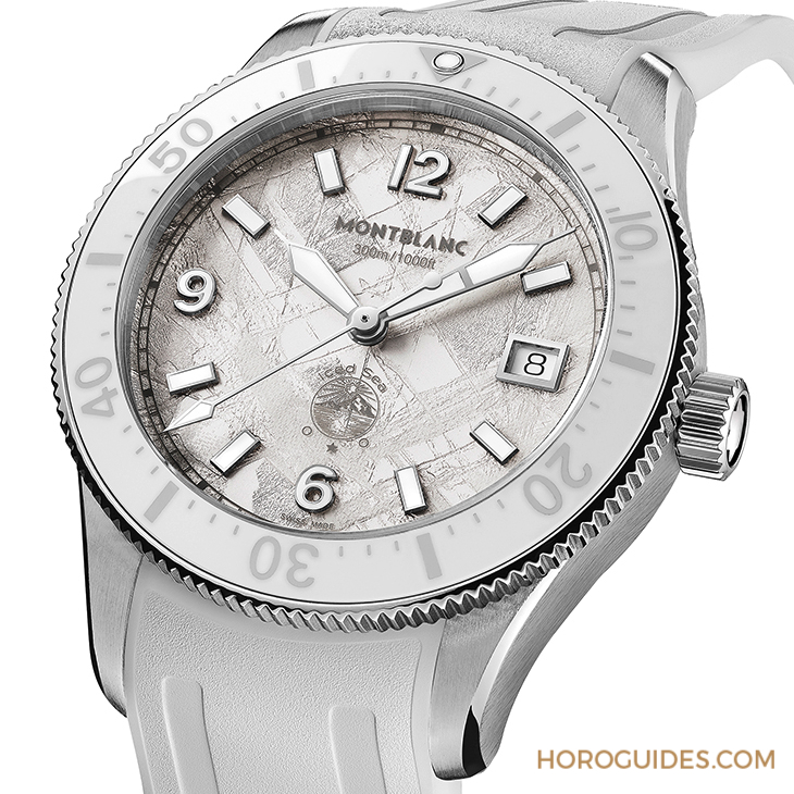 MONTBLANC - 1858 - 134022 - 冰川美學再進化!MONTBLANC Iced Sea 38mm潛水錶登場