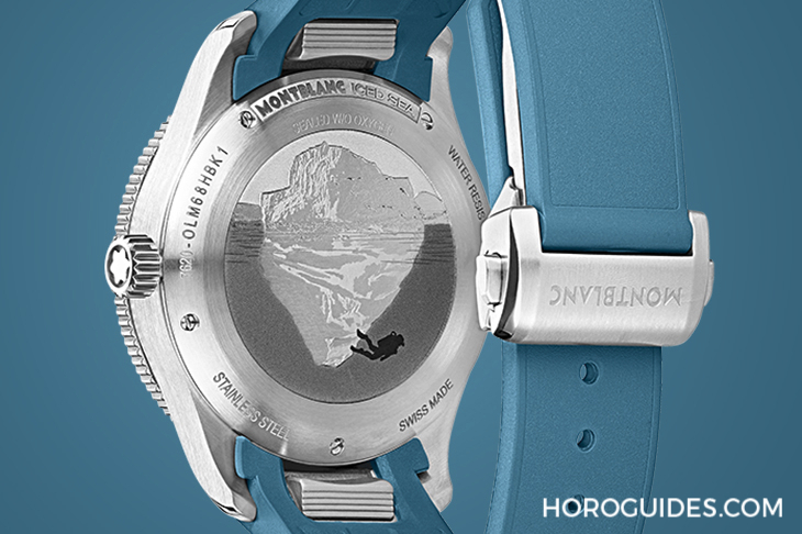 MONTBLANC - 1858 - 134022 - 冰川美學再進化!MONTBLANC Iced Sea 38mm潛水錶登場