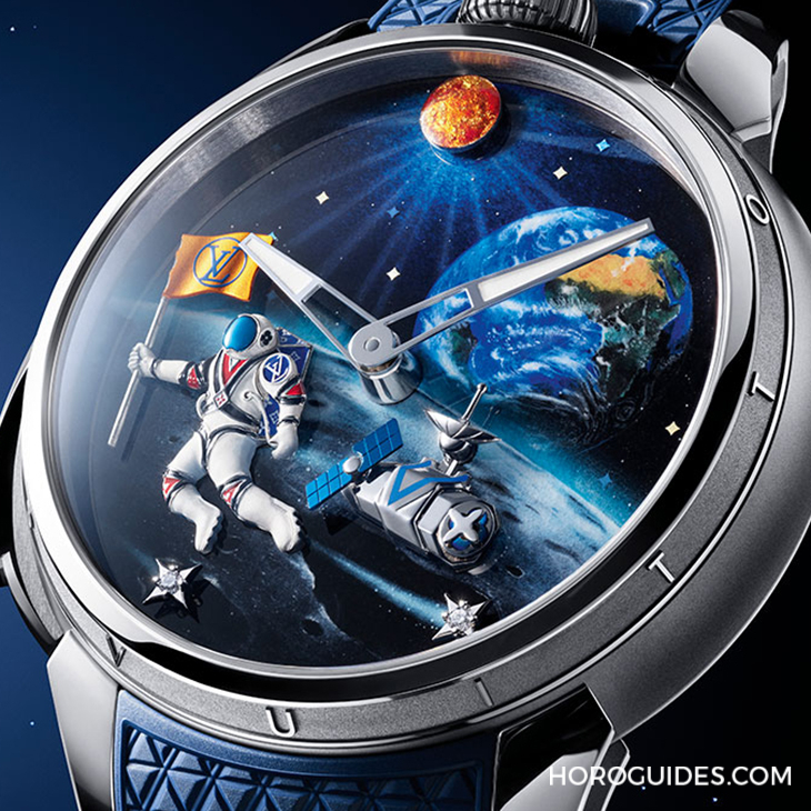 LOUIS VUITTON - TAMBOUR - W9TI12 - 當高級製錶飛向宇宙!LOUIS VUITTON推出全新工藝傑作Tambour Taiko Galactique