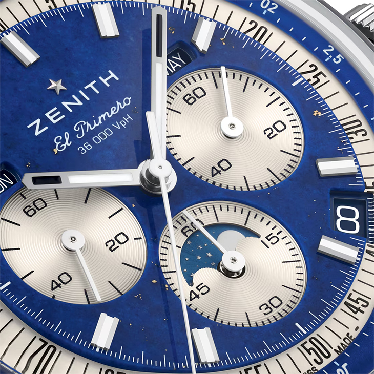 ZENITH - CHRONOMASTER - 03.3400.3610/51.C910 - 致敬160年傳承,ZENITH Chronomaster三重日曆計時碼錶青金石新款登場