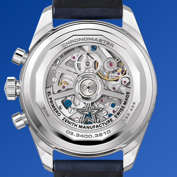 ZENITH - CHRONOMASTER - 03.3400.3610/51.C910 - 致敬160年傳承,ZENITH Chronomaster三重日曆計時碼錶青金石新款登場