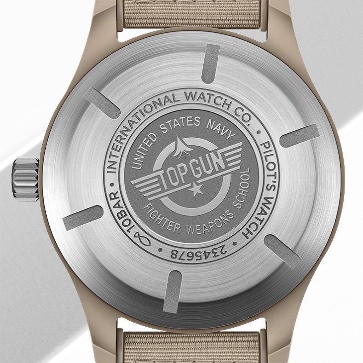 IWC - PILOT - IW328106 - 再次飛越沙場!IWC推出全新TOP GUN「莫哈韋沙漠」沙色陶瓷飛行員腕錶