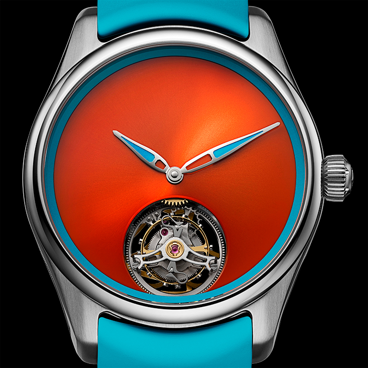 H. MOSER & CIE - PIONEER - 3201-1202 - 色彩衝擊的極限操作:H. Moser開拓者Spiced Aqua系列亮相