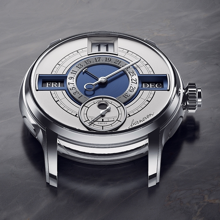 BERNERON - QUANTIEME - Quantieme Annuel silver - 從 Mirage 到年曆:獨立製錶新秀Berneron 的突破新作