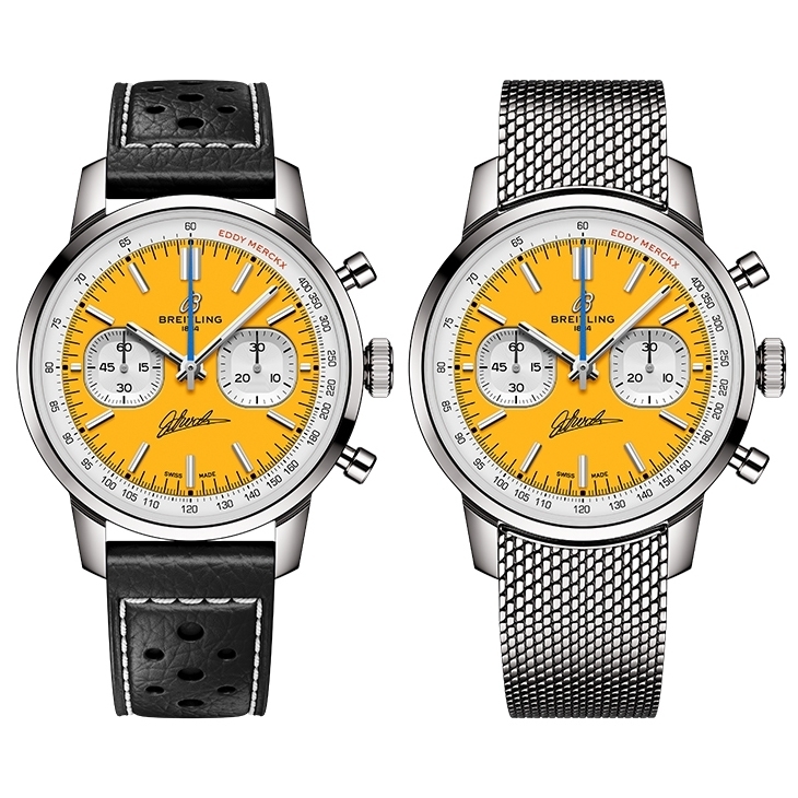 BREITLING - TOP TIME - AB01762C1I1X1 - 百年靈 Top Time B01 Eddy Merckx 限量版:向自行車傳奇致敬