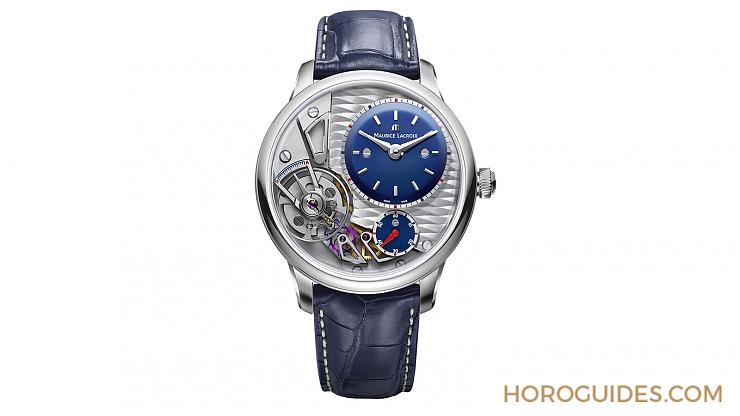 MAURICE LACROIX - MASTERPIECE - MP6118-SS001-434-1 - 藍面「引力」 MAURICE LACROIX Gravity Blue