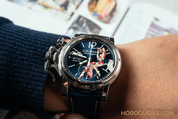 GRAHAM - CHRONOFIGHTER - 2CVAS.U08A.L129S - GRAHAM軍風型男錶 上手就是跟別人不一樣