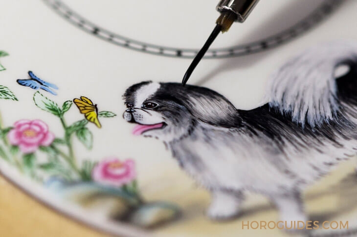 JAQUET DROZ - PETITE HEURE MINUTE - J005013219 - JAQUET DROZ狗年限量錶,琺瑯金雕細膩雙工藝