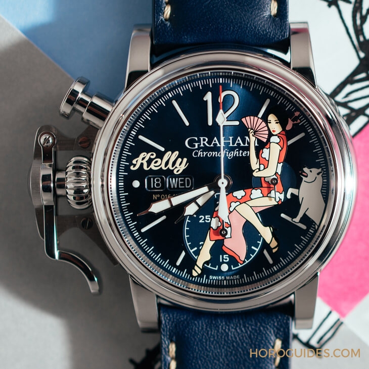 GRAHAM - CHRONOFIGHTER - 2CVAS.U08A.L129S - 狗年錶集合！2018戊戌年錶盤上的十大名犬