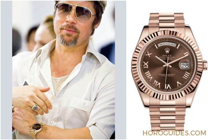 ROLEX - [名人錶盒]Brad Pitt戴什麼錶？原來他也是勞力士鐵粉