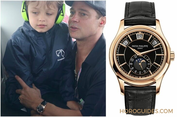 brad pitt patek philippe nautilus