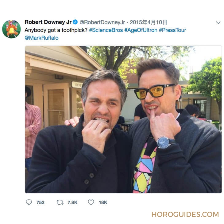 PANERAI - [名人錶盒]Robert Downey Jr.戴什麼錶？最愛PP Nautilus、積家最常戴