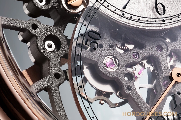JAQUET DROZ - GRANDE SECONDE - J003523240 - 280週年JAQUET DROZ更現代,招牌大秒針第一次做鏤空錶