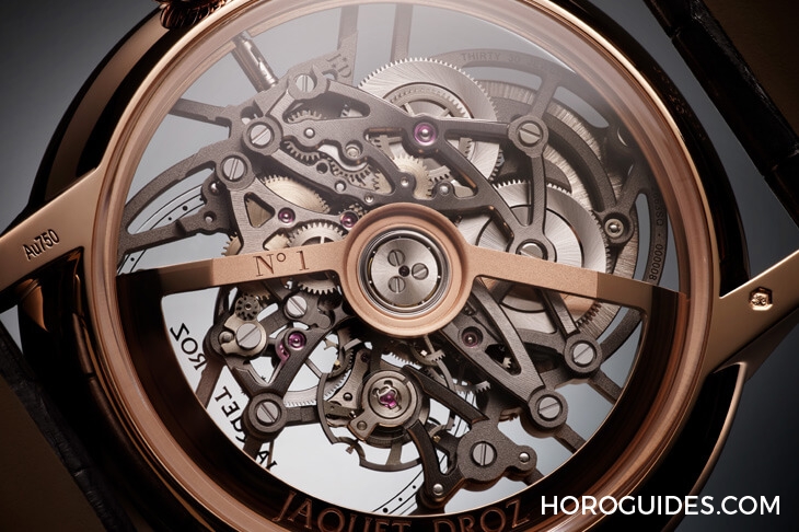 JAQUET DROZ - GRANDE SECONDE - J003523240 - 280週年JAQUET DROZ更現代,招牌大秒針第一次做鏤空錶