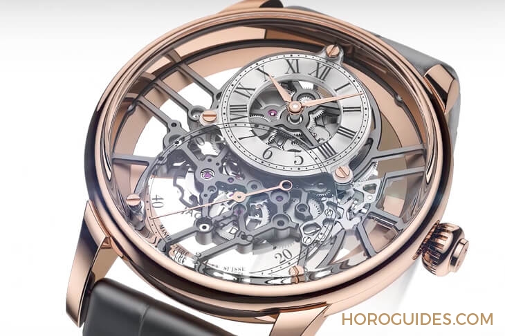 JAQUET DROZ - GRANDE SECONDE - J003523240 - 280週年JAQUET DROZ更現代,招牌大秒針第一次做鏤空錶