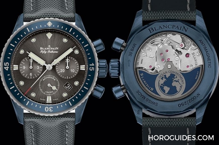 BLANCPAIN - FIFTY FATHOMS - 5008-11B40-52A - 海洋保護放第一,寶珀「心繫海洋」限量版腕錶第三發