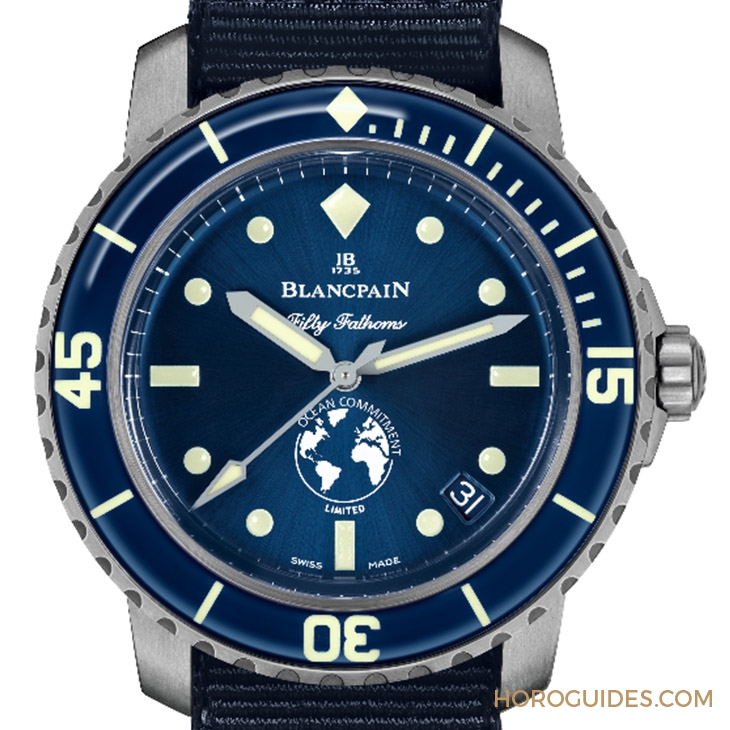 BLANCPAIN - FIFTY FATHOMS - 5008-11B40-52A - 海洋保護放第一,寶珀「心繫海洋」限量版腕錶第三發