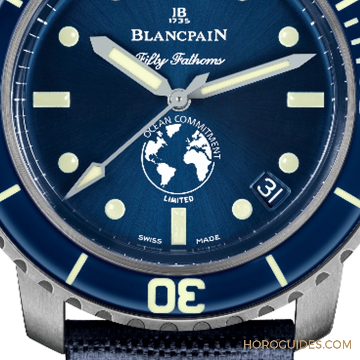 BLANCPAIN - FIFTY FATHOMS - 5008-11B40-52A - 海洋保護放第一,寶珀「心繫海洋」限量版腕錶第三發