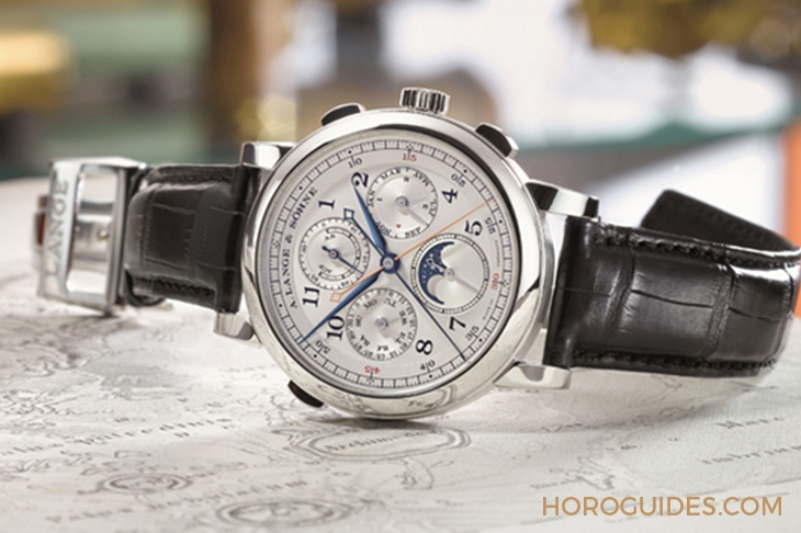 A. LANGE & SÖHNE - 1815 - 421.025 - 最美的追針萬年曆腕錶,非朗格莫屬