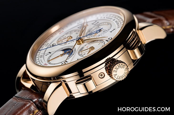 A. LANGE & SÖHNE - 1815 - 421.025 - 最美的追針萬年曆腕錶,非朗格莫屬