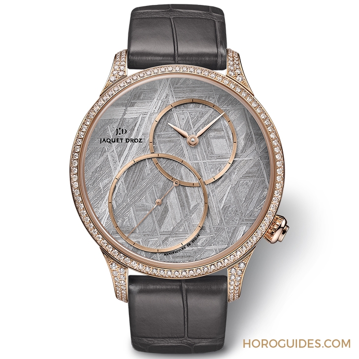 JAQUET DROZ - GRANDE SECONDE - J006013271 - 天外飛來一筆,JAQUET DROZ打造獨一無二的隕石錶盤