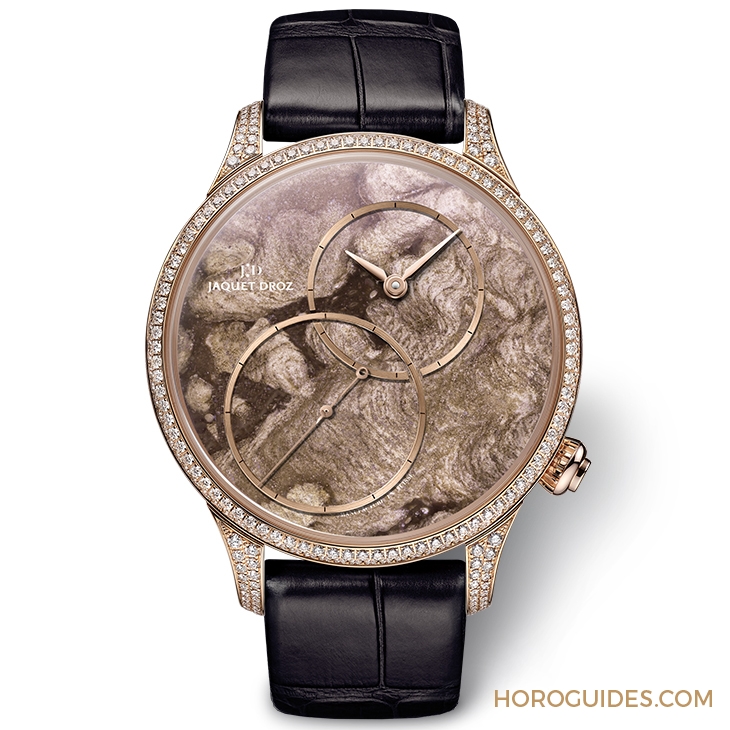 JAQUET DROZ - GRANDE SECONDE - J006013271 - 天外飛來一筆,JAQUET DROZ打造獨一無二的隕石錶盤