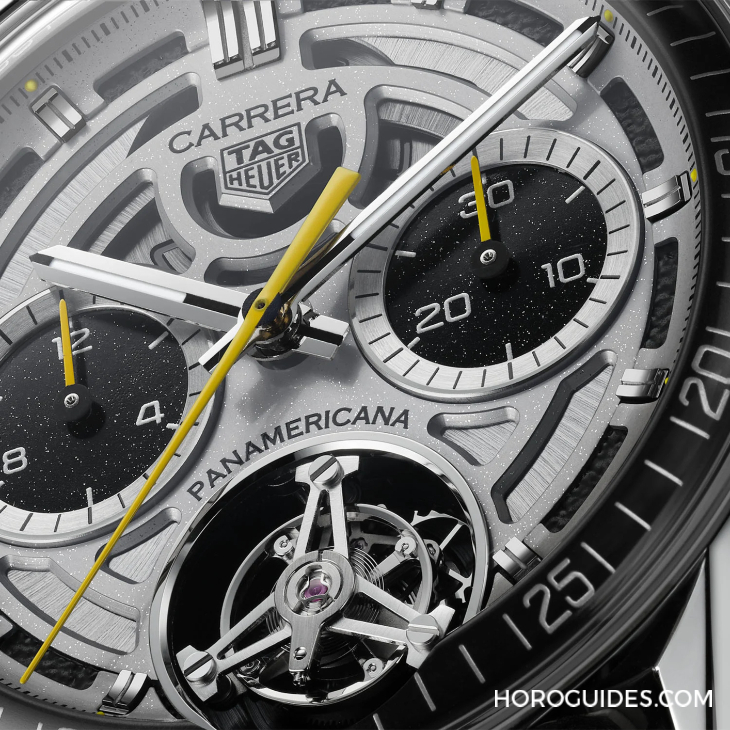 TAG HEUER - CARRERA - CBS5012.FC6571 - 三大傳奇交會!TAG HEUER全新Carrera x Porsche陀飛輪計時碼錶,向卡萊拉泛美公路賽致敬