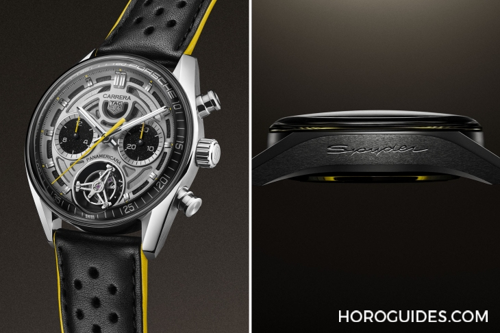 TAG HEUER - CARRERA - CBS5012.FC6571 - 三大傳奇交會!TAG HEUER全新Carrera x Porsche陀飛輪計時碼錶,向卡萊拉泛美公路賽致敬