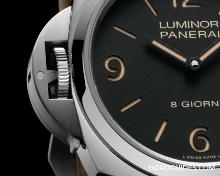 PANERAI - LUMINOR - PAM01655 - PANERAI 經典左冠再現:Luminor Destro Otto Giorni PAM01655 全新登場