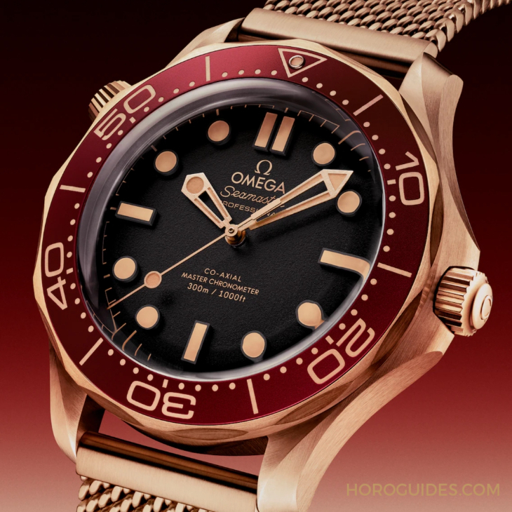 OMEGA - SEAMASTER - 210.90.42.20.01.003 - 全新OMEGA Seamaster Diver 300M酒紅圈，復古青銅金質感再升級