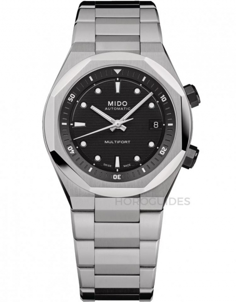 MIDO - MULTIFORT - M047.507.11.051.00 - 入門級八角形錶圈運動錶!MIDO推出全新Multifort 8 Two Crowns