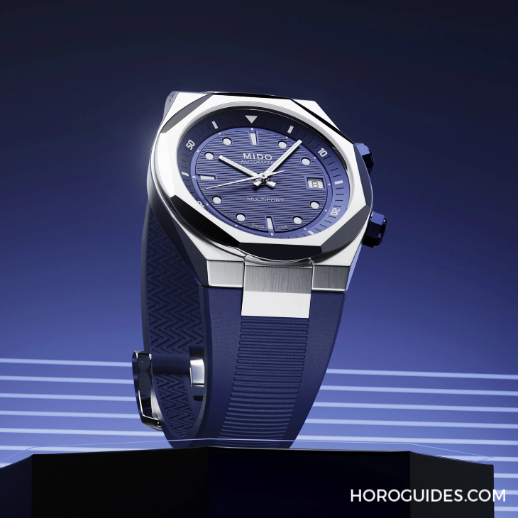 MIDO - MULTIFORT - M047.507.11.051.00 - 入門級八角形錶圈運動錶!MIDO推出全新Multifort 8 Two Crowns