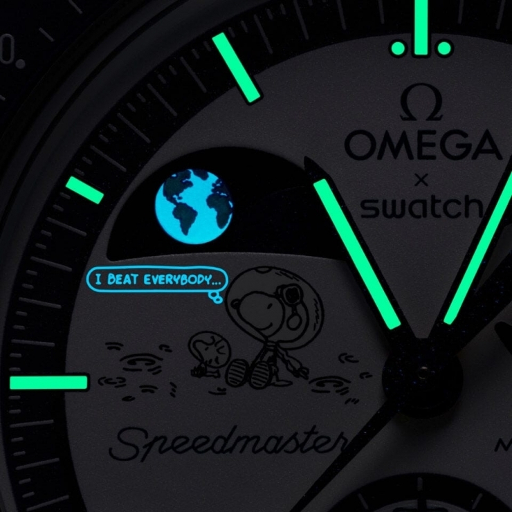 SWATCH - BIOCERAMIC - SO33N701L - 史努比再度登月!OMEGA x Swatch全新Snoopy MoonSwatch,滿月當天限時開賣