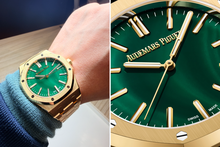 AUDEMARS PIGUET - ROYAL OAK - 15553BA.OO.1356BA.04 - AP愛彼黃金綠面皇家橡樹登場,2026年備受矚目的熱門新作