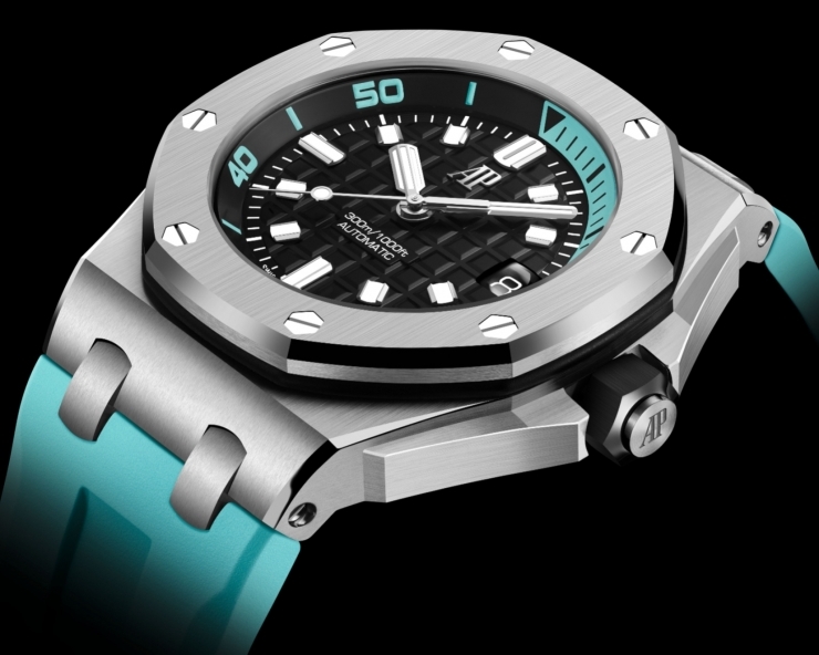 AUDEMARS PIGUET - ROYAL OAK OFFSHORE - 15720ST.OO.A355CA.01 - 全新視覺節奏，AP愛彼Royal Oak Offshore Diver新色登場