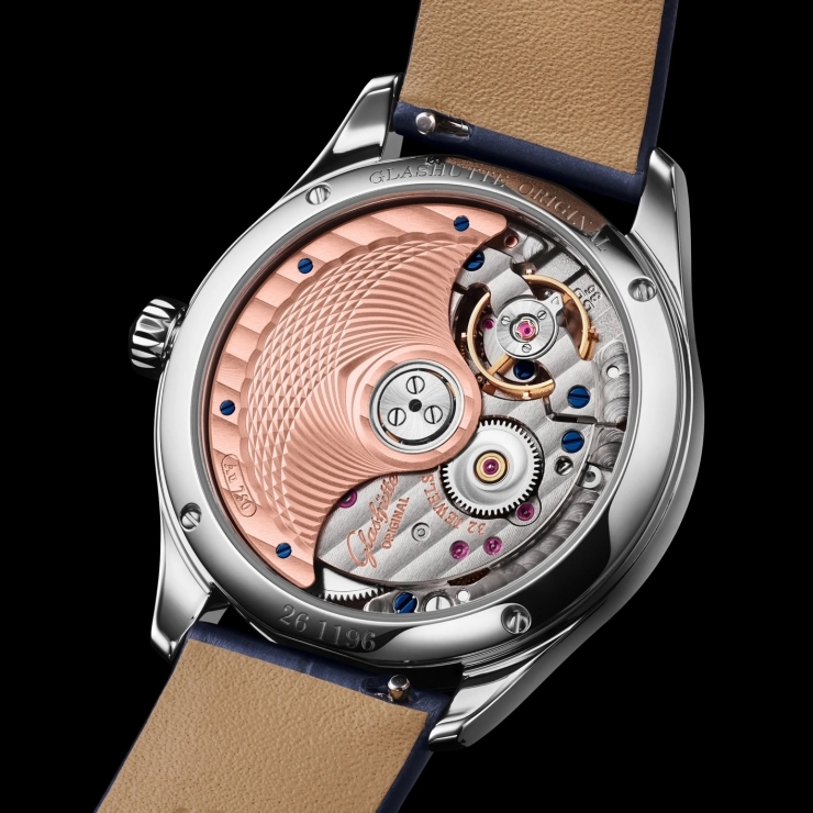 GLASHÜTTE ORIGINAL - LADIES - 1-35-14-04-12-04 - 格拉蘇蒂原創 Serenade Luna 小夜曲月相腕錶「天際藍」：一枚以城市天空為靈感的女錶