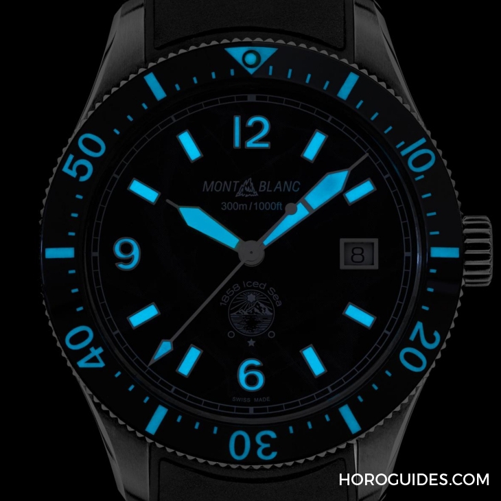 MONTBLANC - 1858 - 130793 - 直擊靈魂深處的冰裂紋!萬寶龍1858 Iced Sea運動潛水腕錶 極酷冰岩灰錶盤