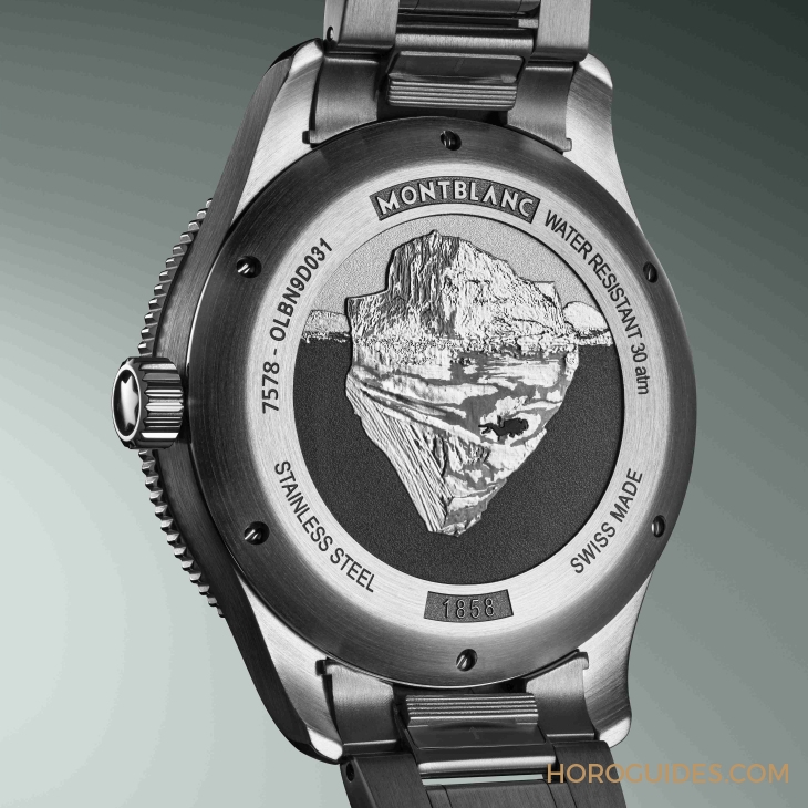 MONTBLANC - 1858 - 130793 - 直擊靈魂深處的冰裂紋!萬寶龍1858 Iced Sea運動潛水腕錶 極酷冰岩灰錶盤