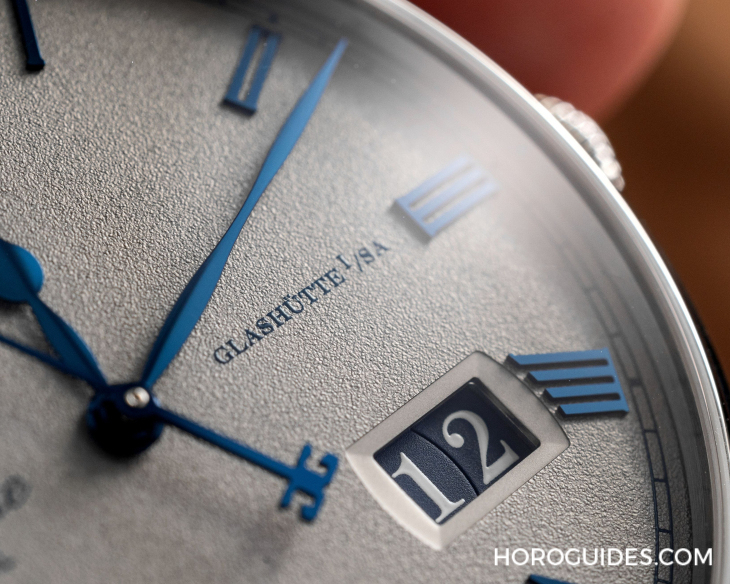 GLASHÜTTE ORIGINAL - SENATOR - 1-36-24-02-02-64 - 格拉蘇蒂原創議員卓越大日曆月相腕錶 灰色調的迷人紳士風範