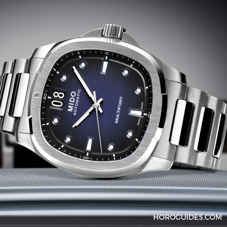 MIDO - MULTIFORT - M049.526.11.091.00 - 重返摩登浪漫的映像管年代|MIDO Multifort 先鋒系列TV Big Date大日期窗腕錶