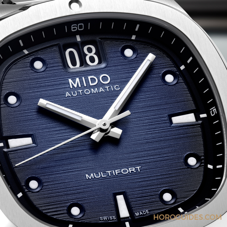 MIDO - MULTIFORT - M049.526.11.091.00 - 重返摩登浪漫的映像管年代|MIDO Multifort 先鋒系列TV Big Date大日期窗腕錶
