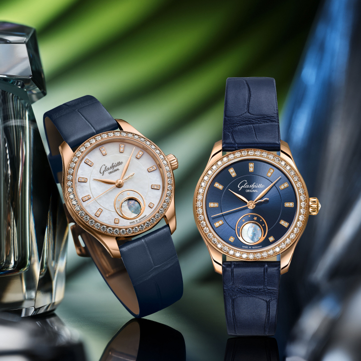 GLASHÜTTE ORIGINAL - LADIES - 1-35-14-01-06-04 - 格拉蘇蒂原創 Serenade Luna 小夜曲月相腕錶四款新作:在設計與機芯中尋找搭配的精準解答