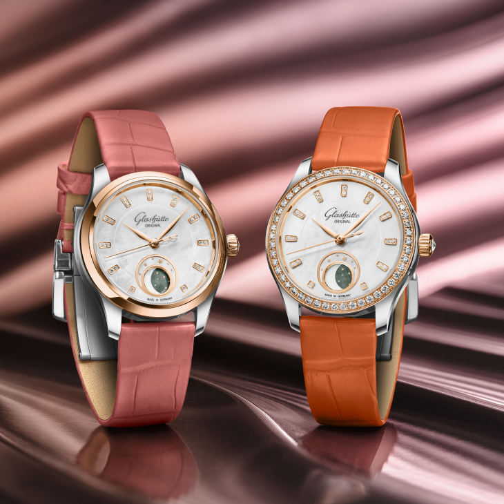 GLASHÜTTE ORIGINAL - LADIES - 1-35-14-01-06-04 - 格拉蘇蒂原創 Serenade Luna 小夜曲月相腕錶四款新作:在設計與機芯中尋找搭配的精準解答
