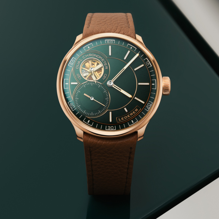 自然擒縱的當代傑作 Lederer CIC 39mm Racing Green