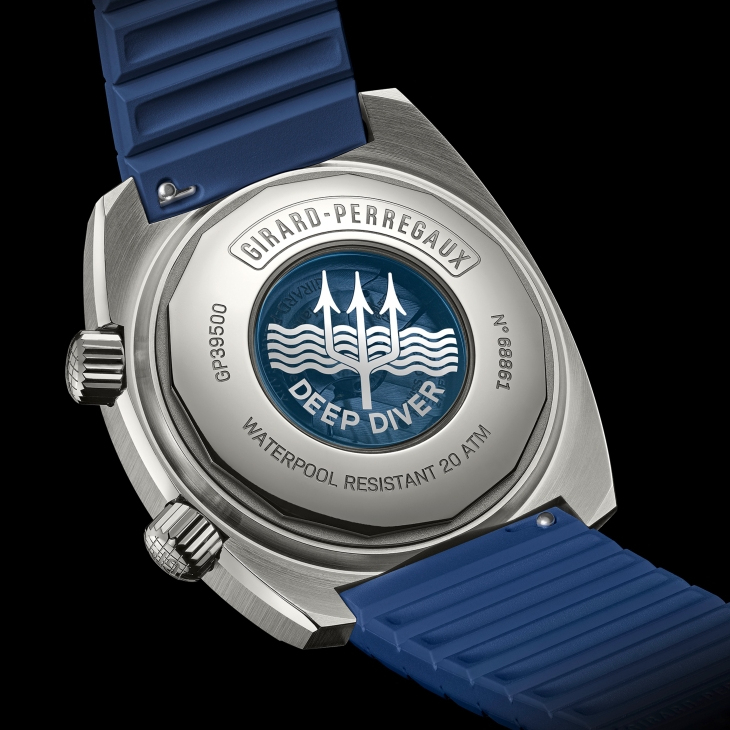 GIRARD-PERREGAUX - DEEP DIVER - 39500-21-3266-6CX - GP攜手Bamford演繹復古潛水風格,全新Deep Diver限量上市